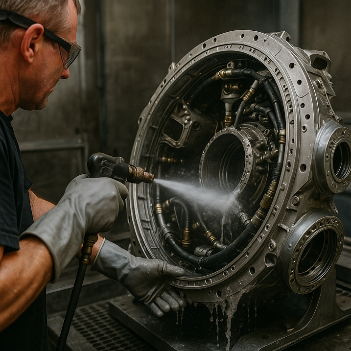 complexed gear washing